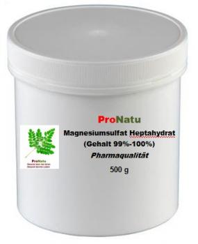 ProNatu Magnesiumsulfat Heptahydrat - Pharmaqualität
